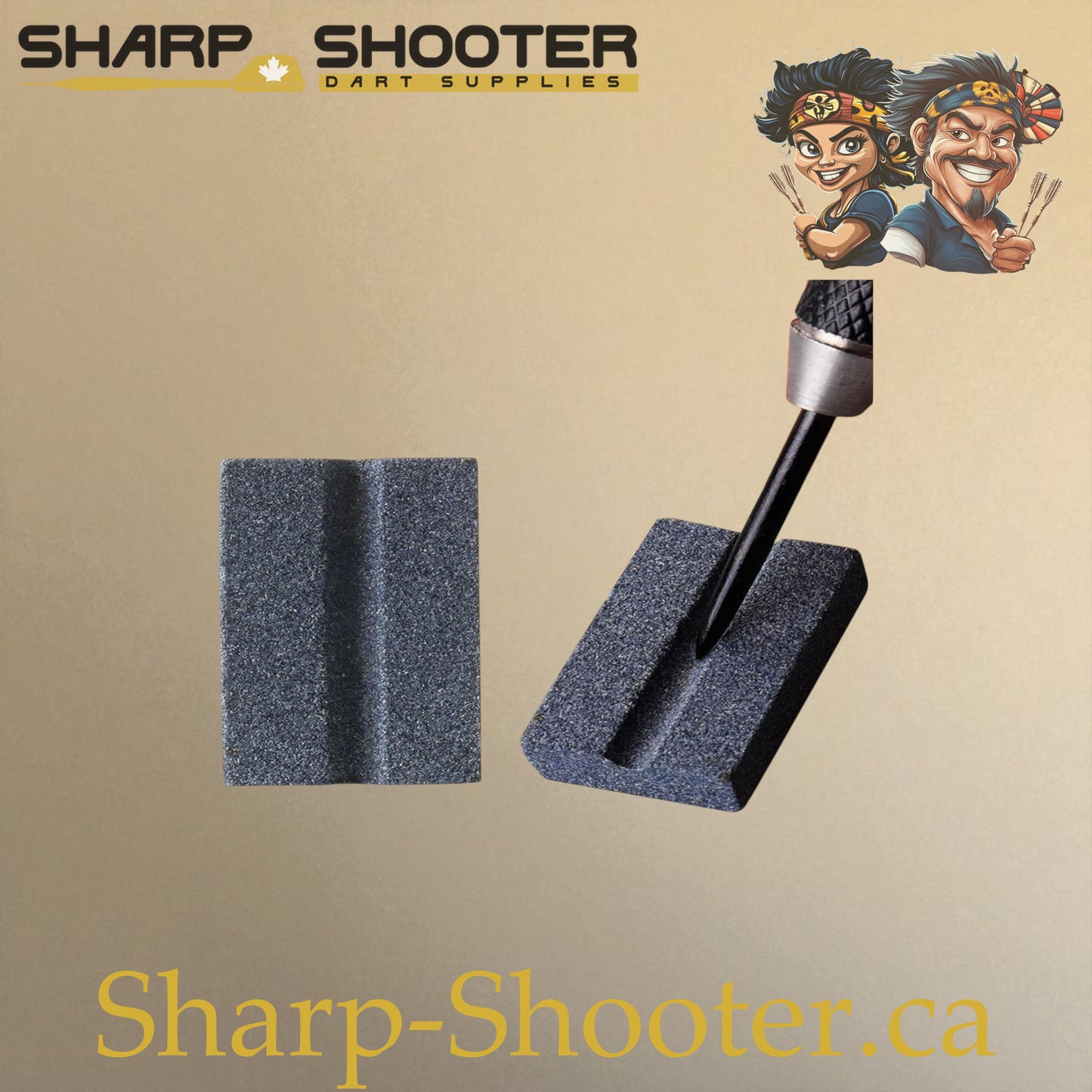 Flat dart sharpener three pack – Sharp Shooter Dart Supplies