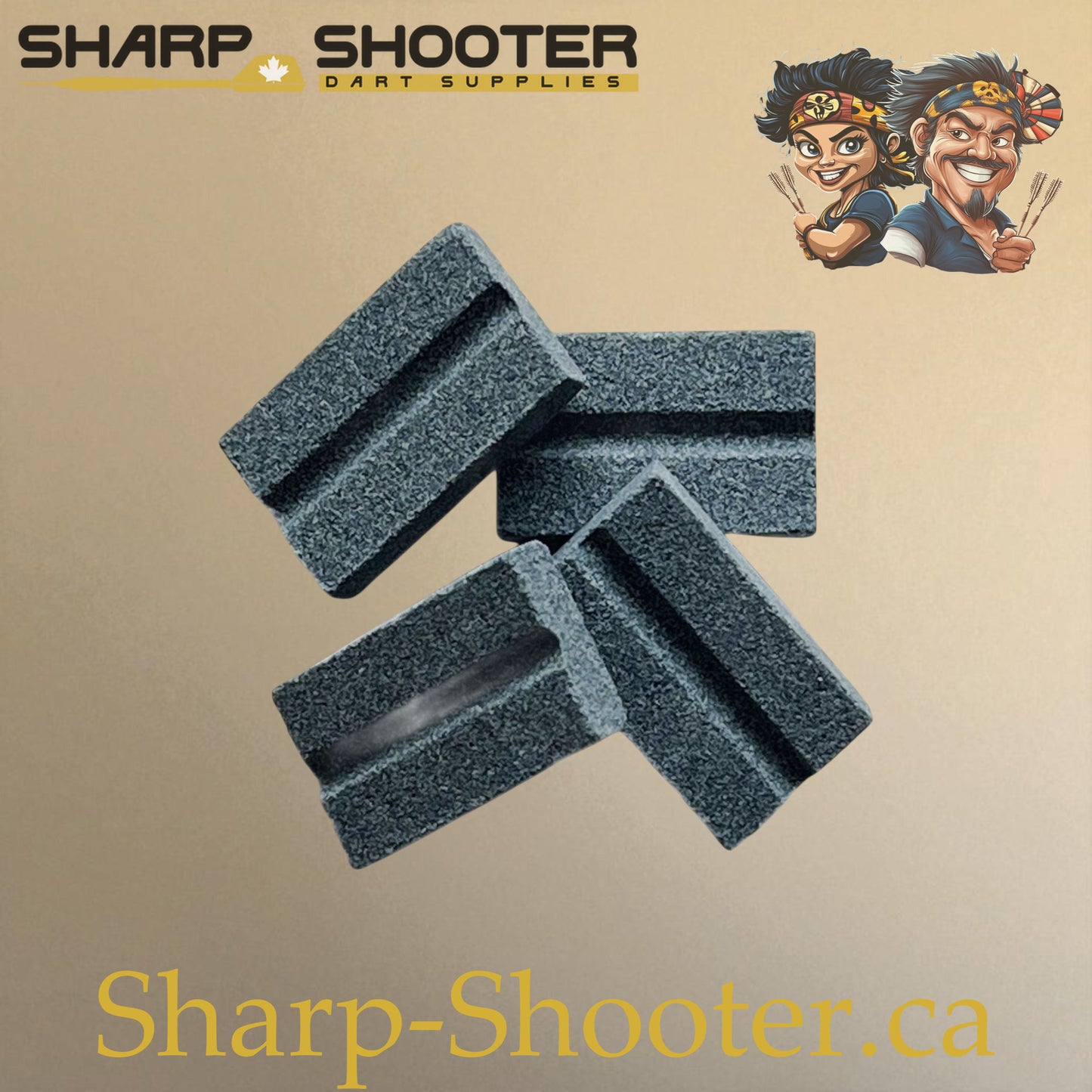 Flat dart sharpener three pack – Sharp Shooter Dart Supplies
