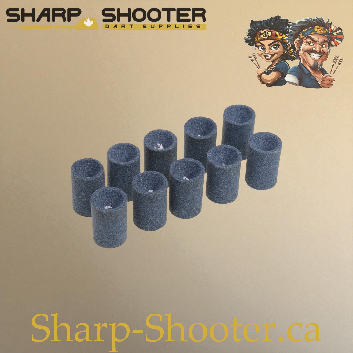 Round dart sharpener three pack – Sharp Shooter Dart Supplies