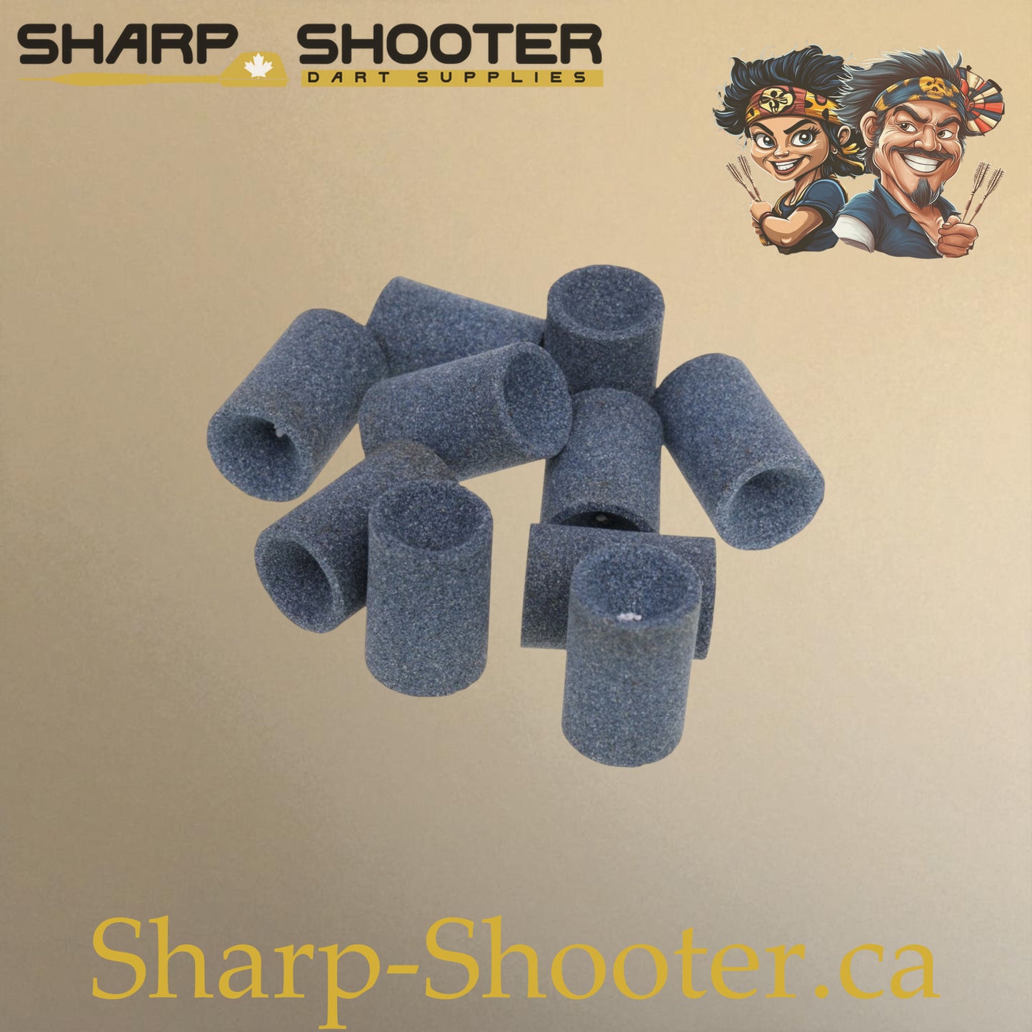 Round dart sharpener three pack – Sharp Shooter Dart Supplies