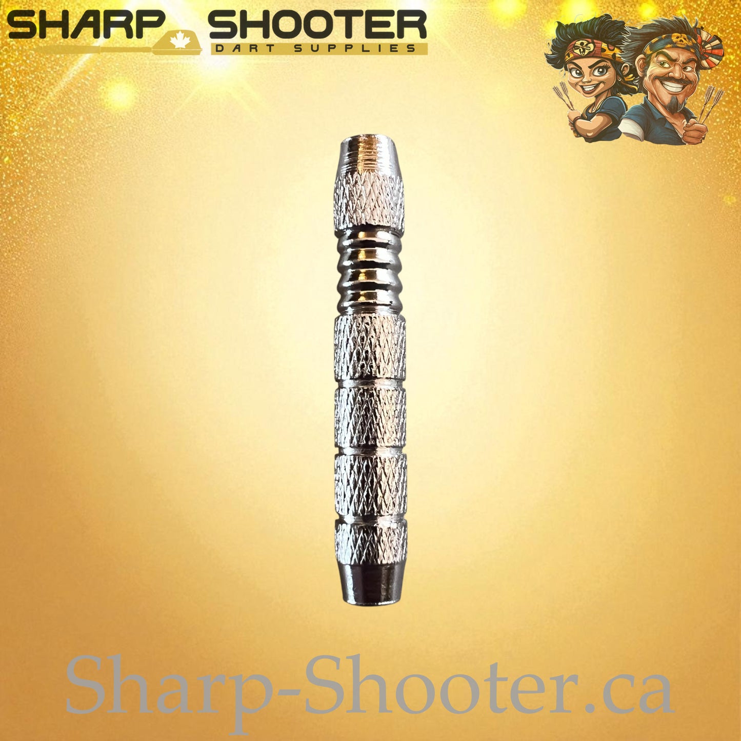 Arrow – Nickel-Silver Alloy Dart Barrel Silver – 3 Pack