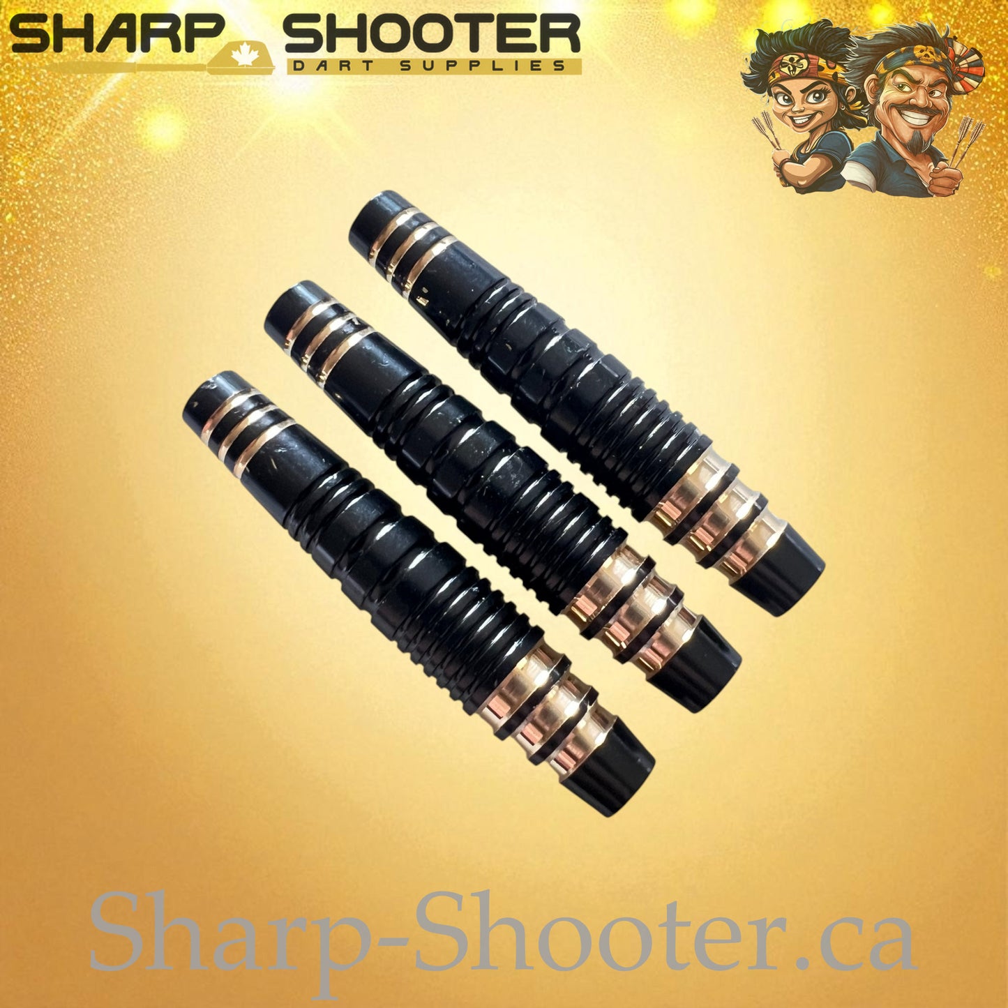 Bastion – Copper Dart Barrel Black/Copper – 3 Pack