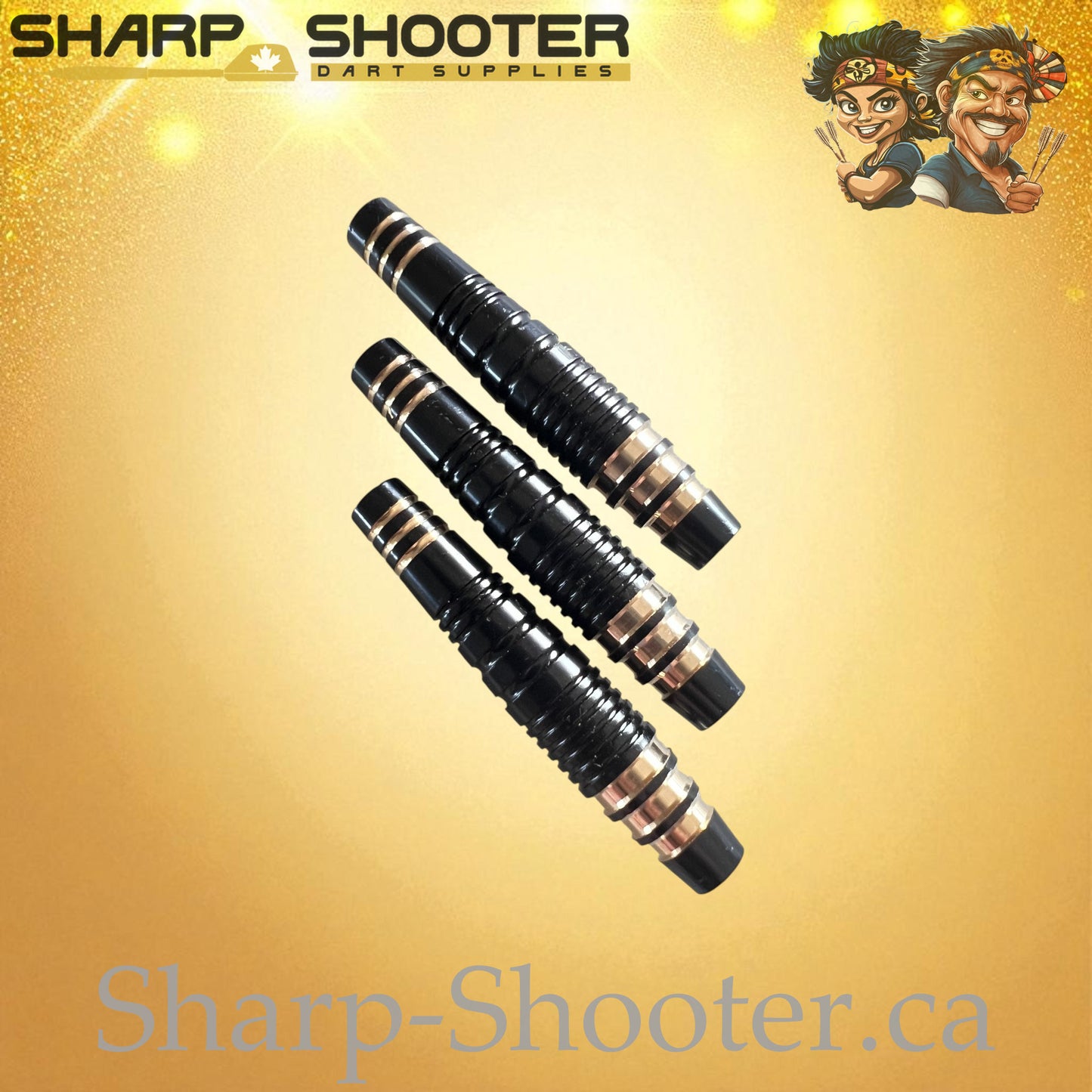 Bastion – Copper Dart Barrel Black/Copper – 3 Pack