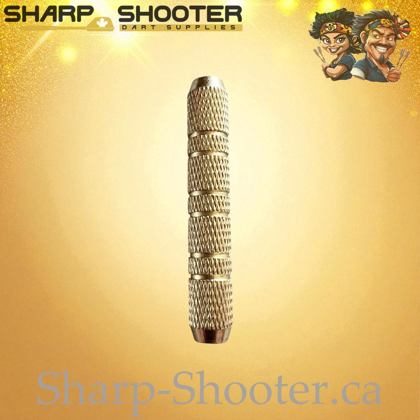 Centurion – Nickel-Silver Alloy Dart Barrel Gold – 3 Pack