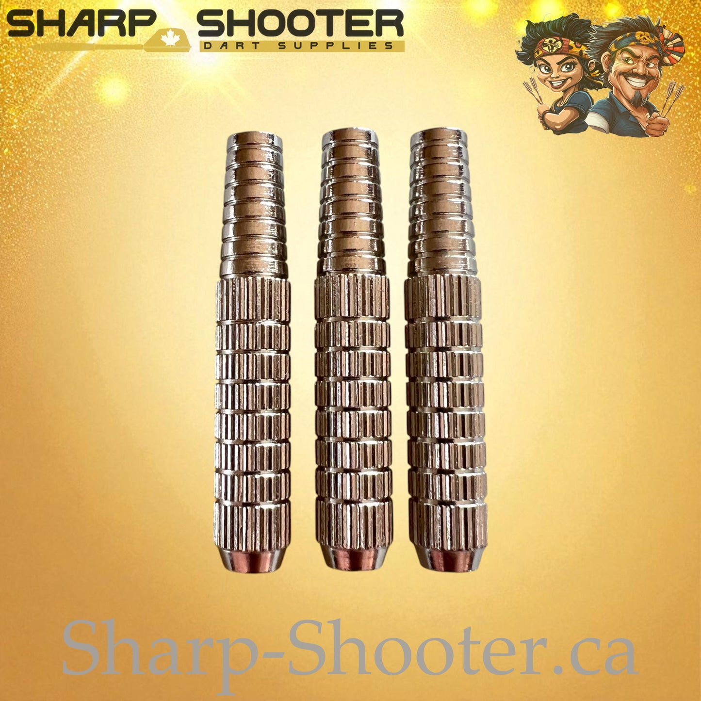 Claw – Nickel-Silver Alloy Dart Barrel Silver – 3 Pack