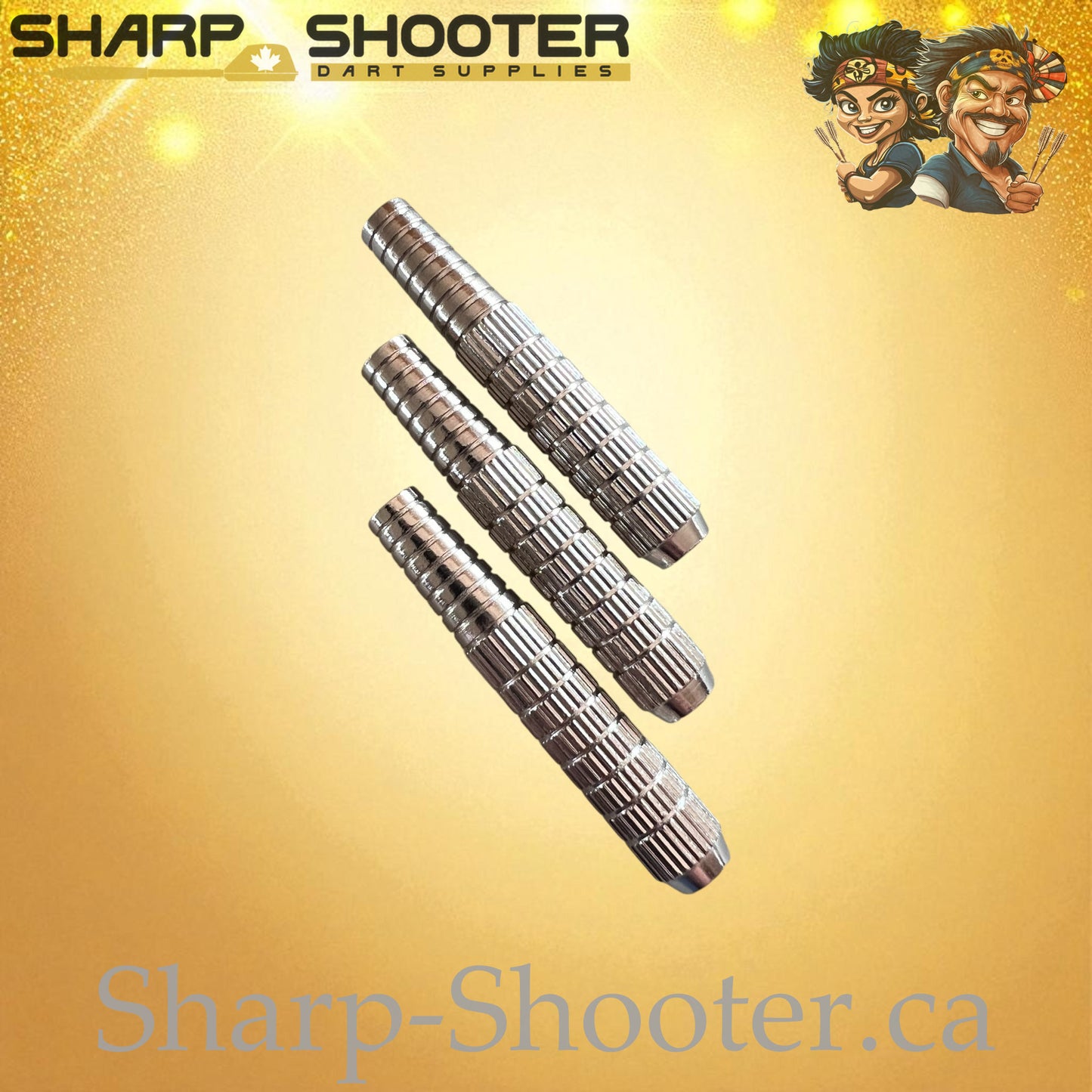 Claw – Nickel-Silver Alloy Dart Barrel Silver – 3 Pack