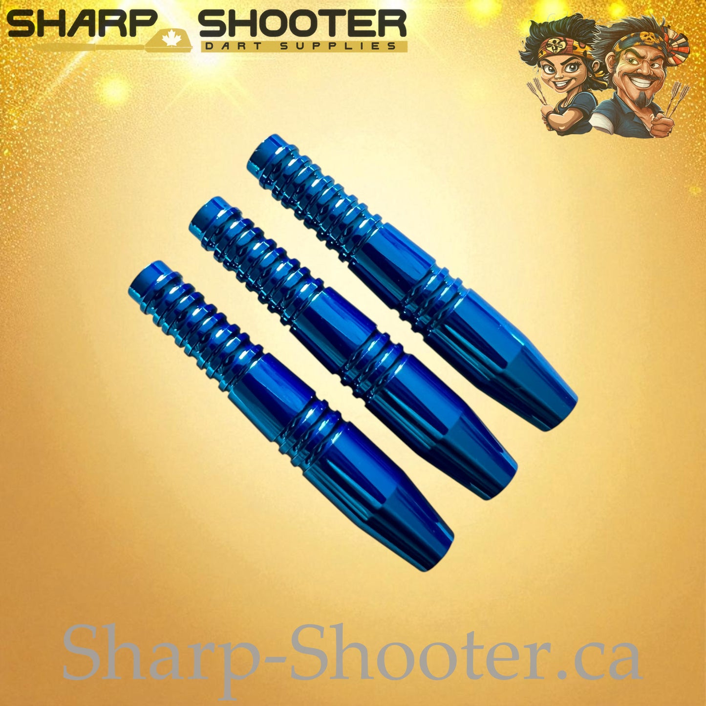 Cobra – Copper Dart Barrel Blue – 3 Pack