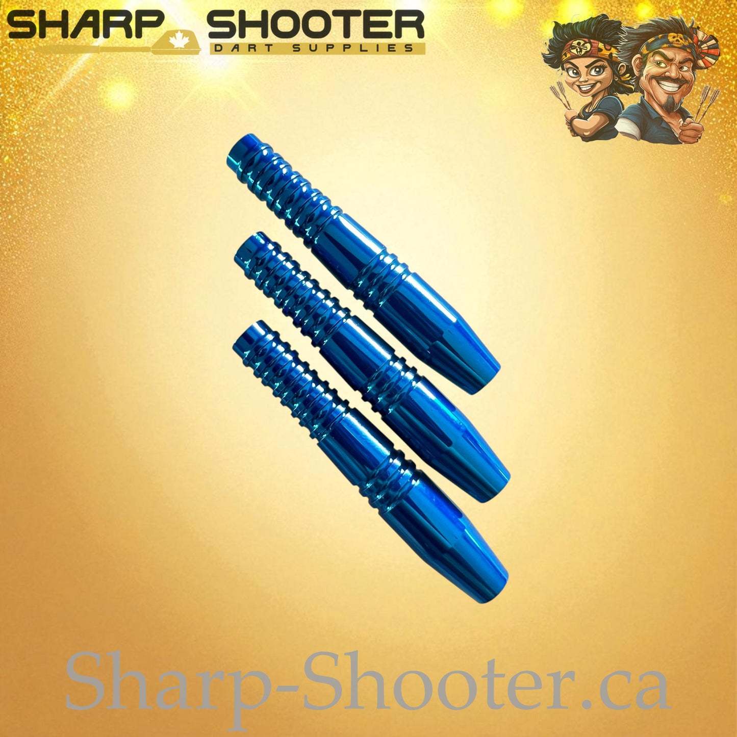 Cobra – Copper Dart Barrel Blue – 3 Pack