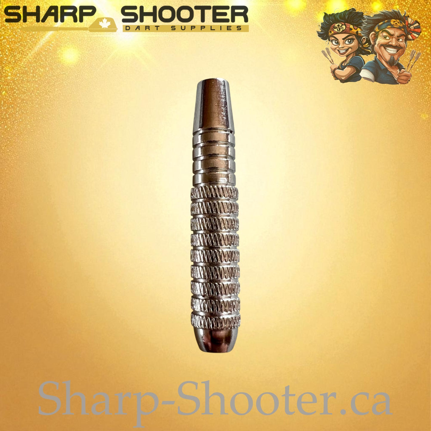 Crusher – Nickel-Silver Alloy Dart Barrel Silver – 3 Pack