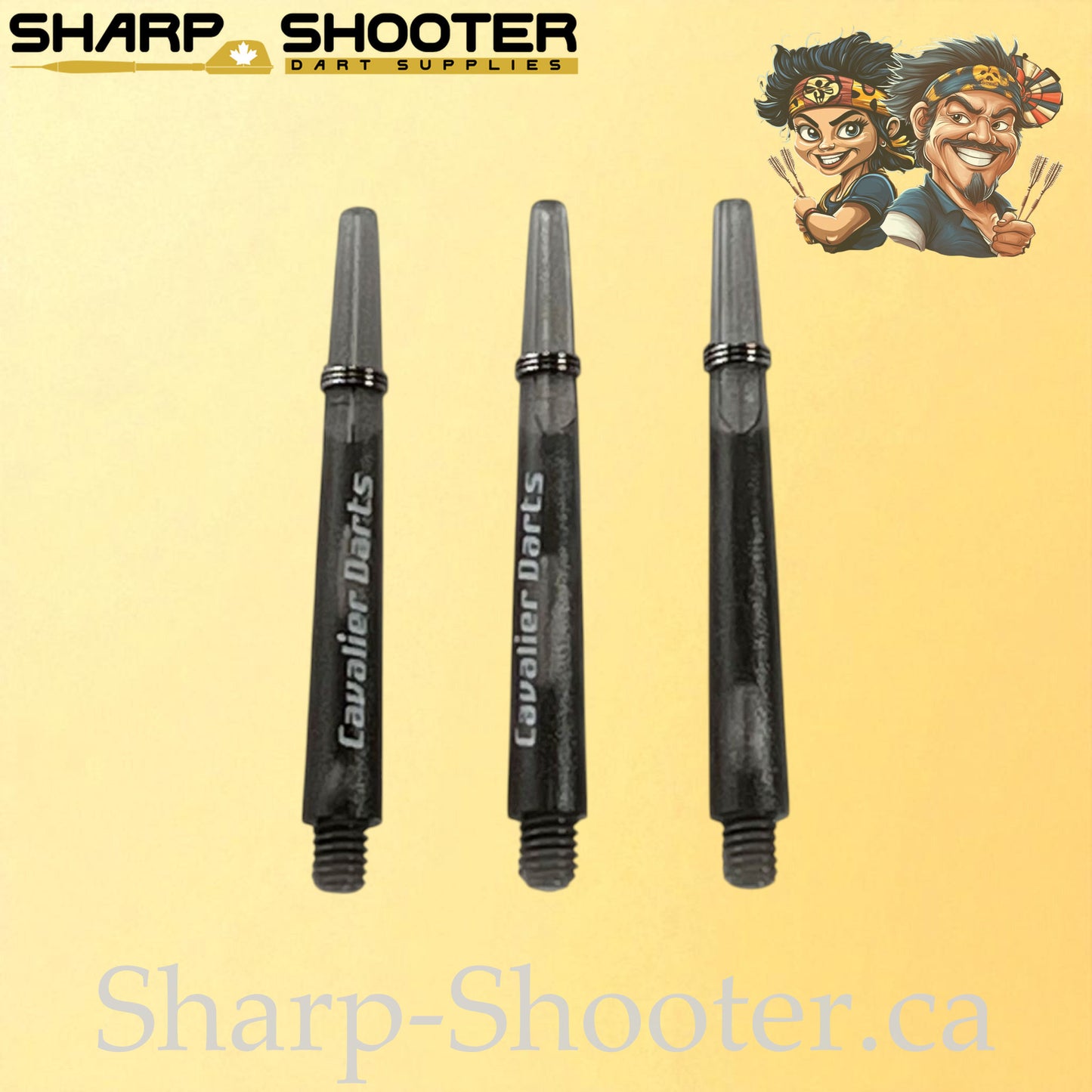 The Halo- DS01 – Plastic Dart Shaft-35&45mm- Transparent- 3 Pack