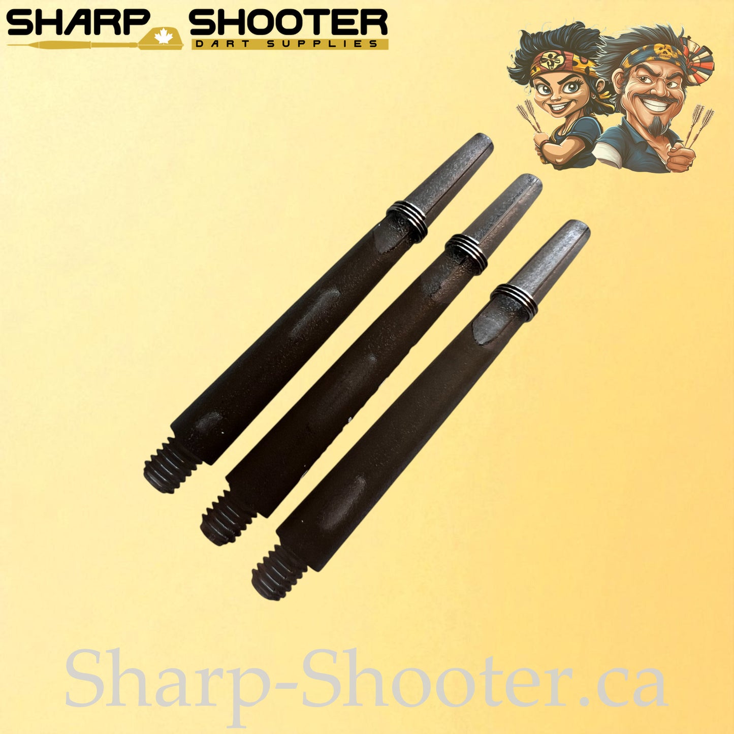The Halo- DS01 – Plastic Dart Shaft-35&45mm- Transparent- 3 Pack