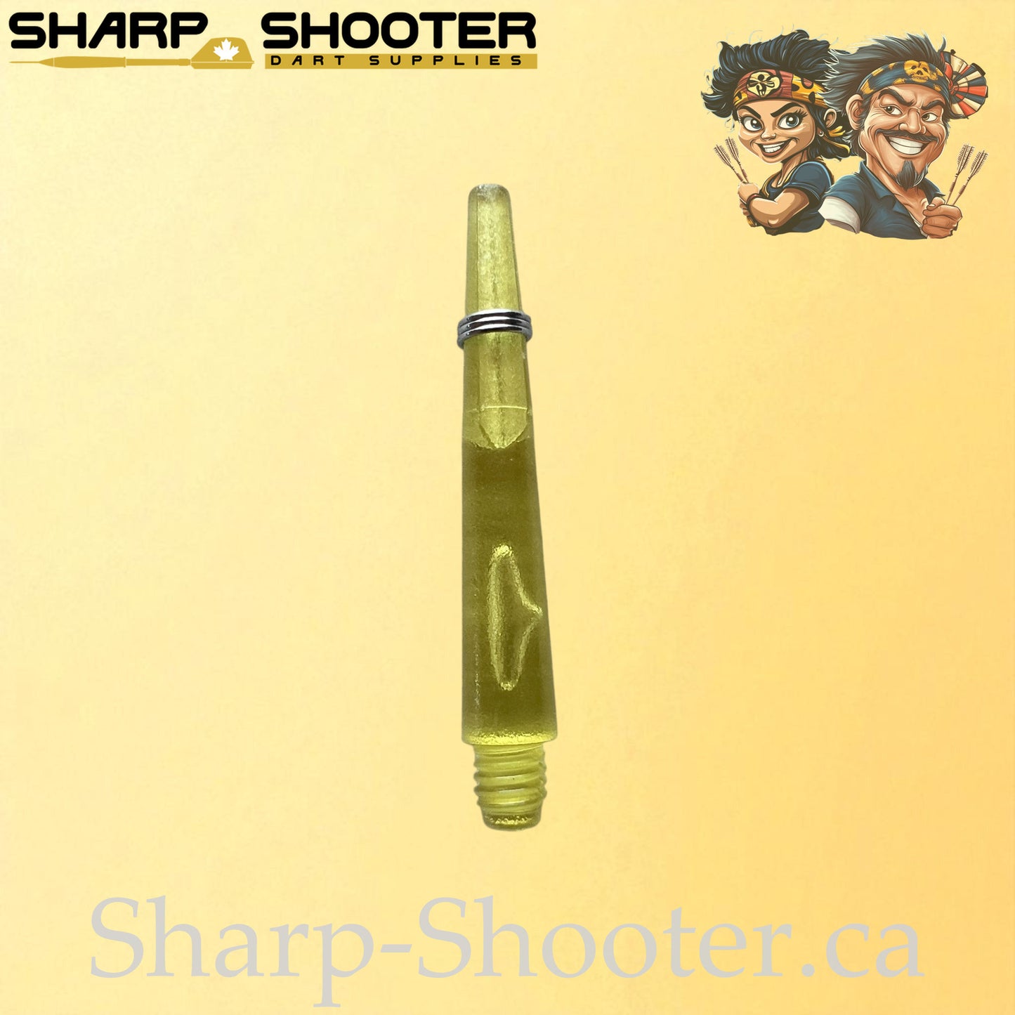 The Halo- DS01 – Plastic Dart Shaft-35&45mm- Transparent- 3 Pack