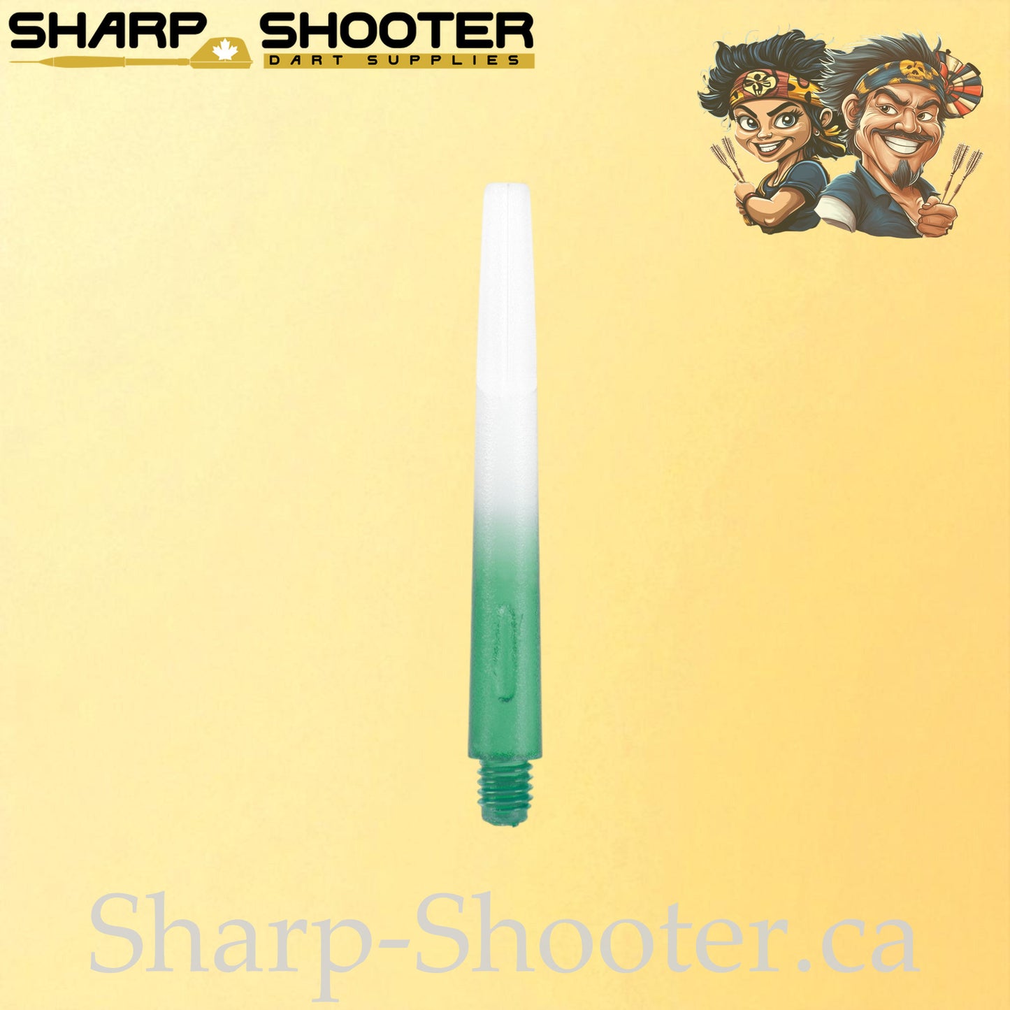 Eclipse – DS03 – Plastic Dart Shaft – 45mm – Color Fade to Clear – 3 Pack