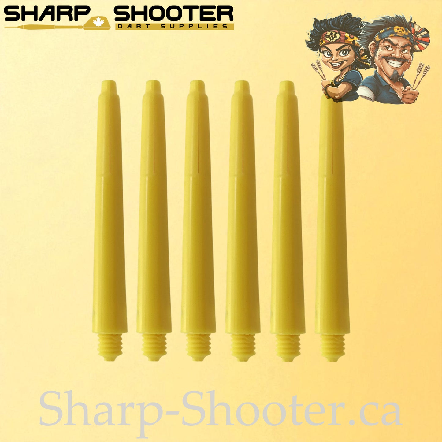 Pivot – DS04 – Plastic Dart Shaft – 35mm, 45mm & 48mm – Solid – 3 Pack