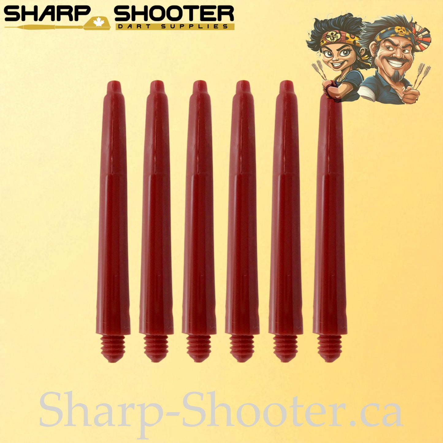 Pivot – DS04 – Plastic Dart Shaft – 35mm, 45mm & 48mm – Solid – 3 Pack