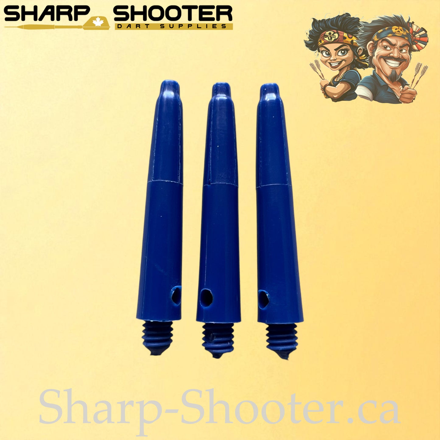 Pivot – DS04 – Plastic Dart Shaft – 35mm, 45mm & 48mm – Solid – 3 Pack