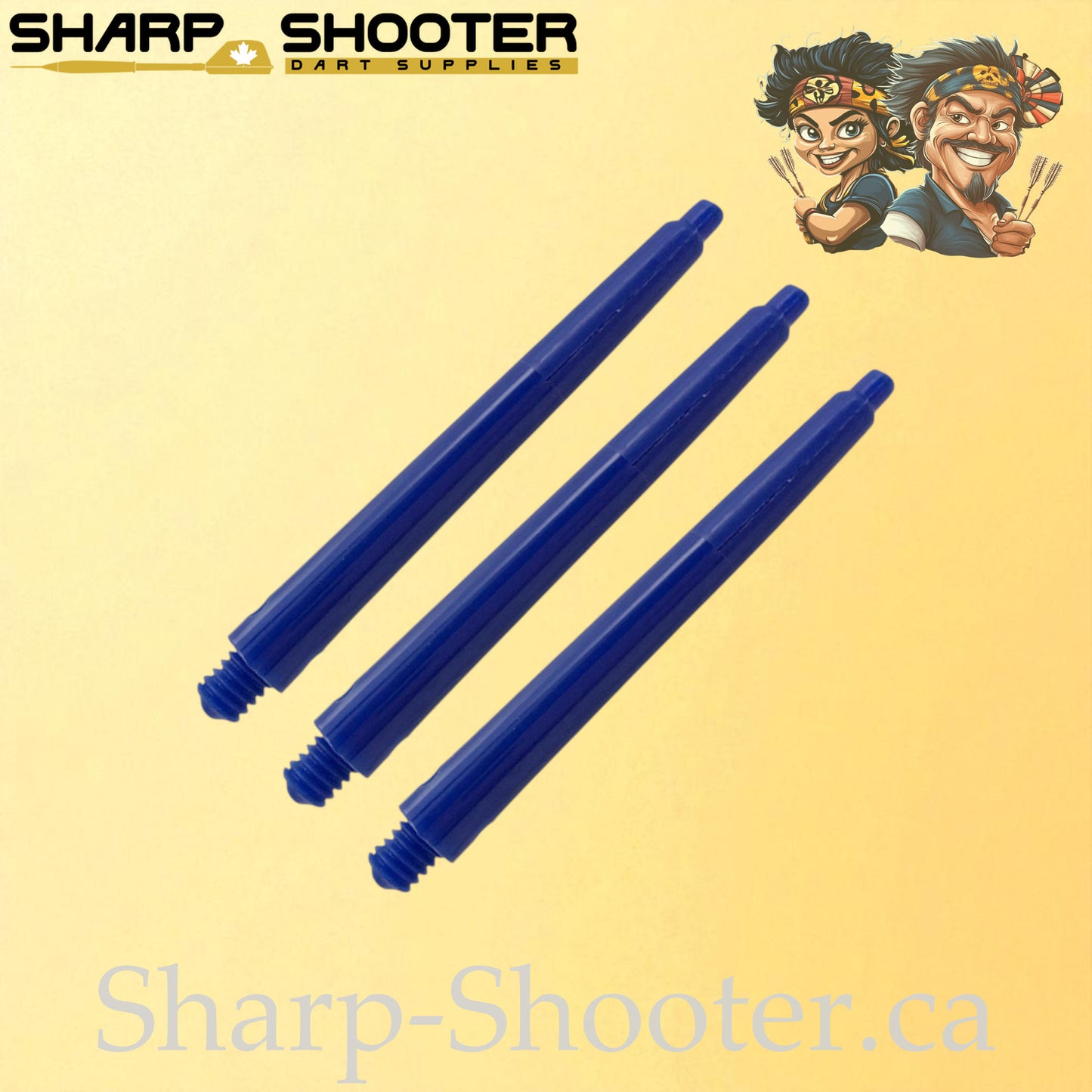 Pivot – DS04 – Plastic Dart Shaft – 35mm, 45mm & 48mm – Solid – 3 Pack
