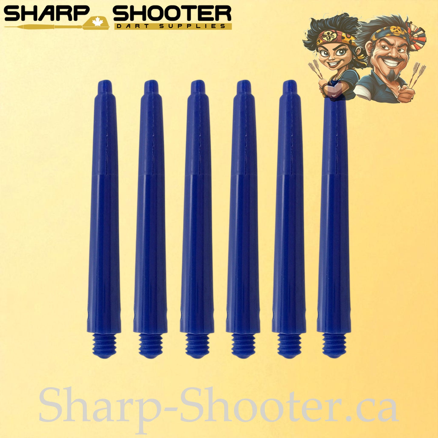Pivot – DS04 – Plastic Dart Shaft – 35mm, 45mm & 48mm – Solid – 3 Pack
