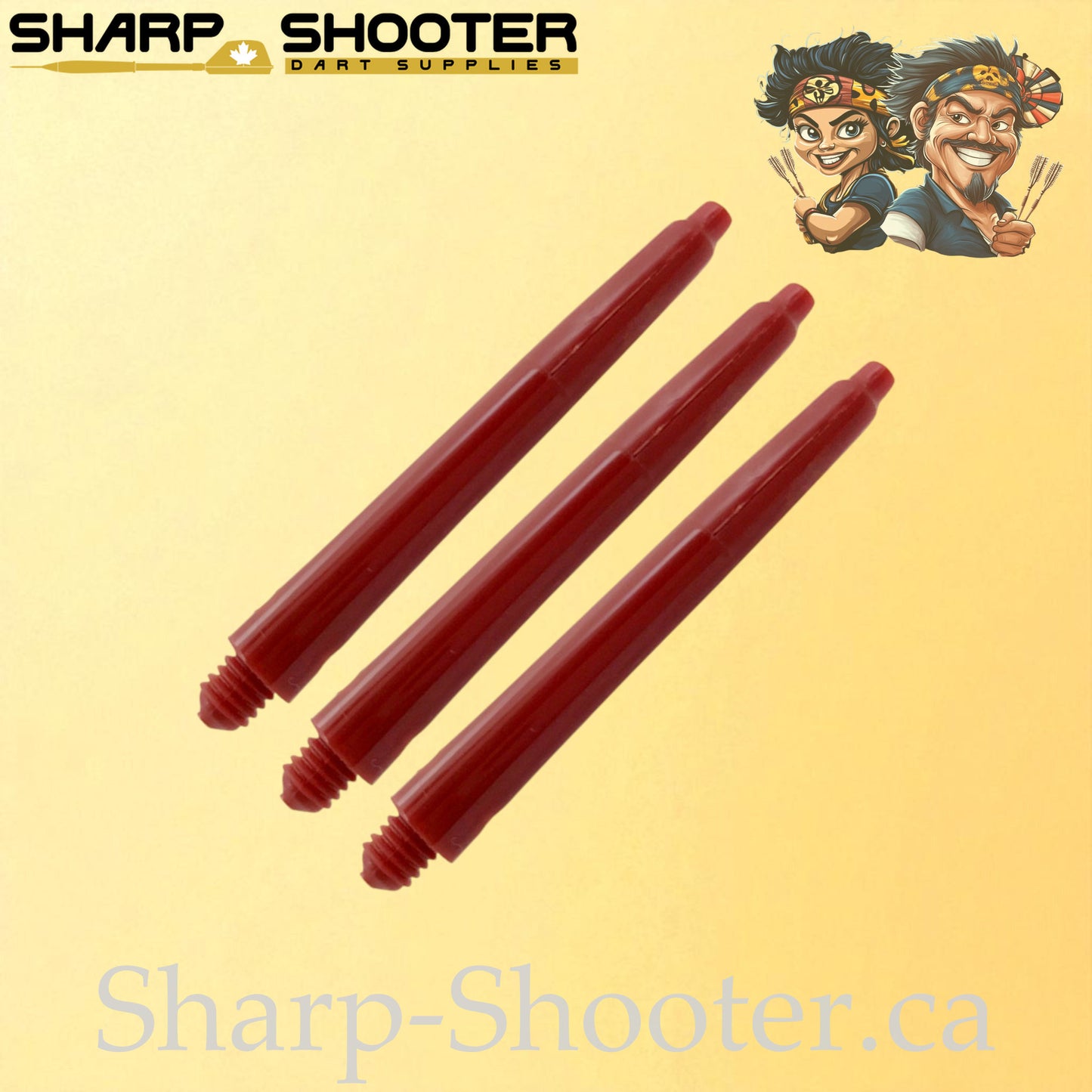 Pivot – DS04 – Plastic Dart Shaft – 35mm, 45mm & 48mm – Solid – 3 Pack