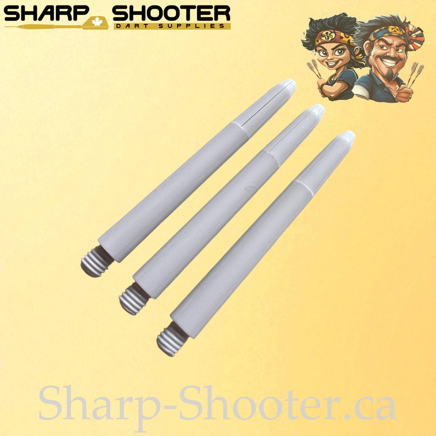 Pivot – DS04 – Plastic Dart Shaft – 35mm, 45mm & 48mm – Solid – 3 Pack