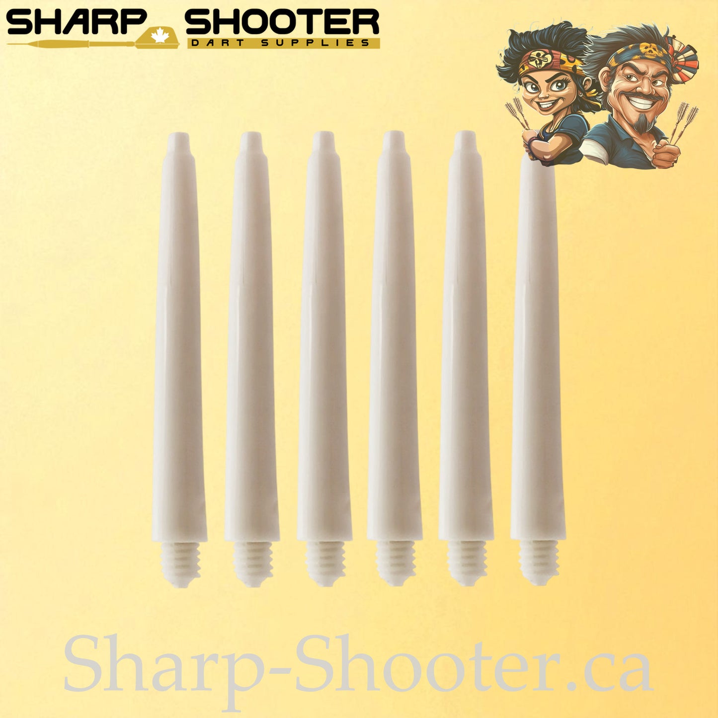 Pivot – DS04 – Plastic Dart Shaft – 35mm, 45mm & 48mm – Solid – 3 Pack