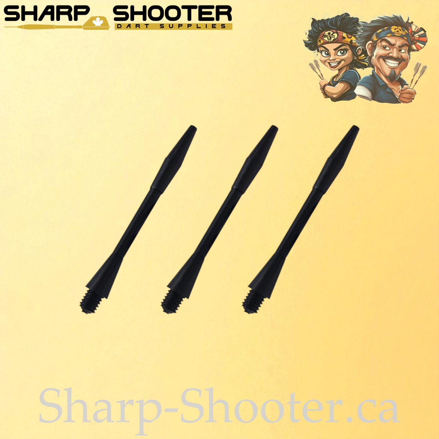 Swift – DS05 – Plastic Dart Shaft – 45mm – Slim Design, Solid Color – 3 Pack