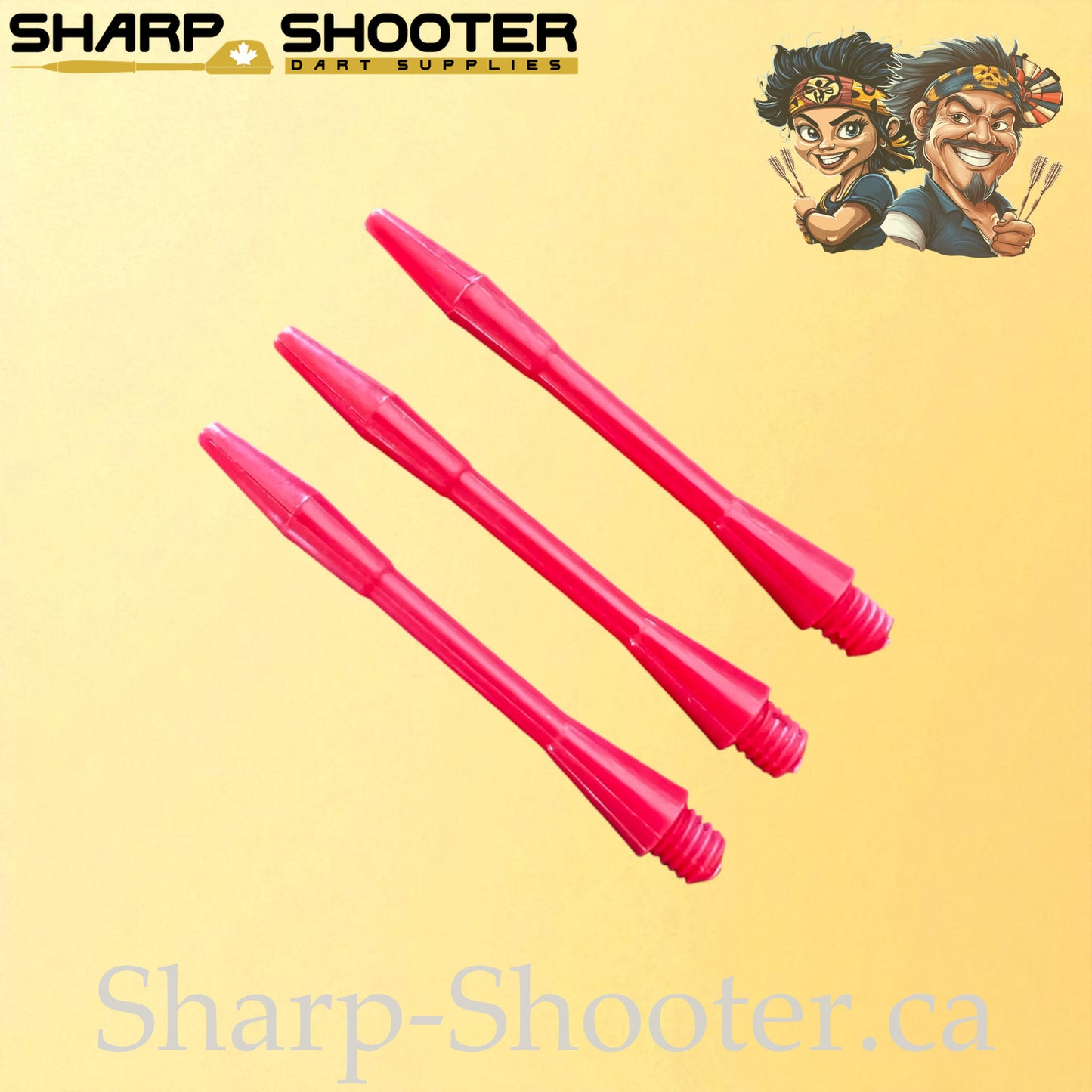 Swift – DS05 – Plastic Dart Shaft – 45mm – Slim Design, Solid Color – 3 Pack