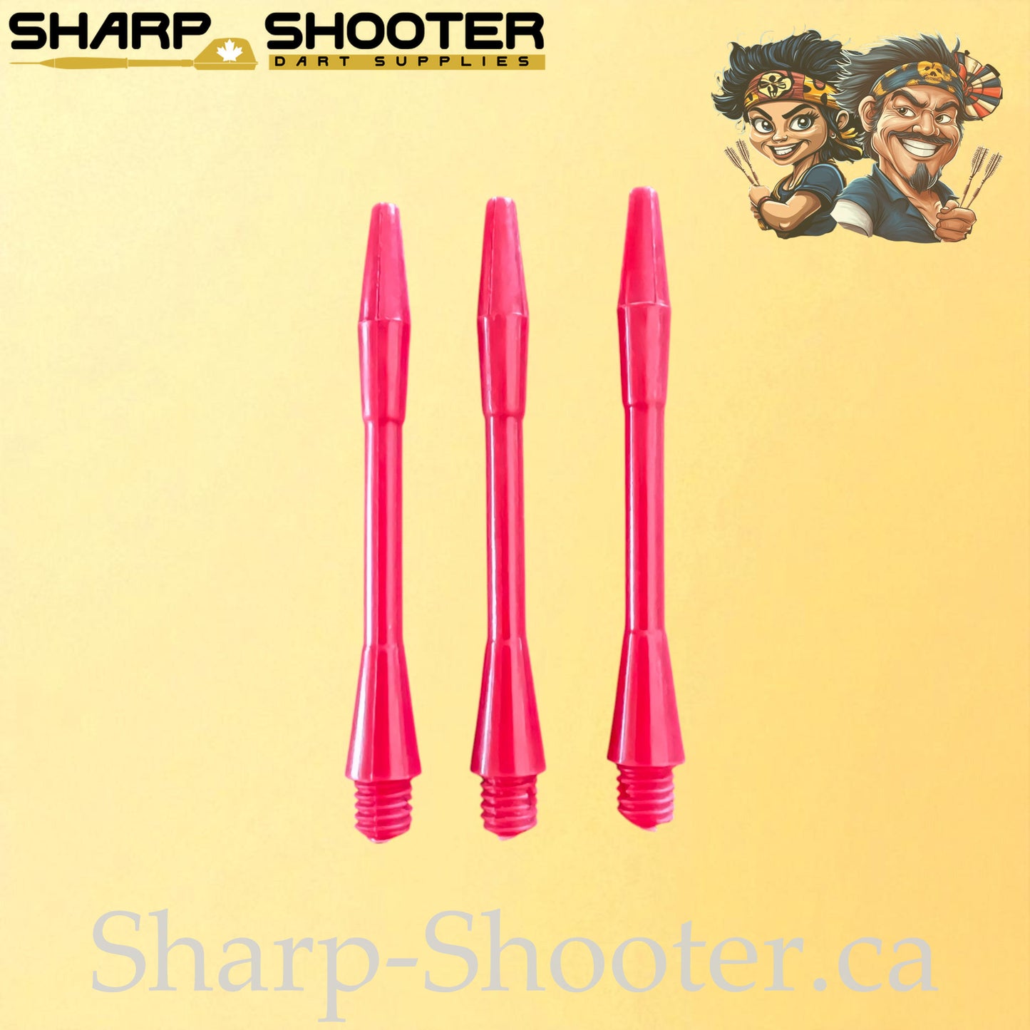 Swift – DS05 – Plastic Dart Shaft – 45mm – Slim Design, Solid Color – 3 Pack