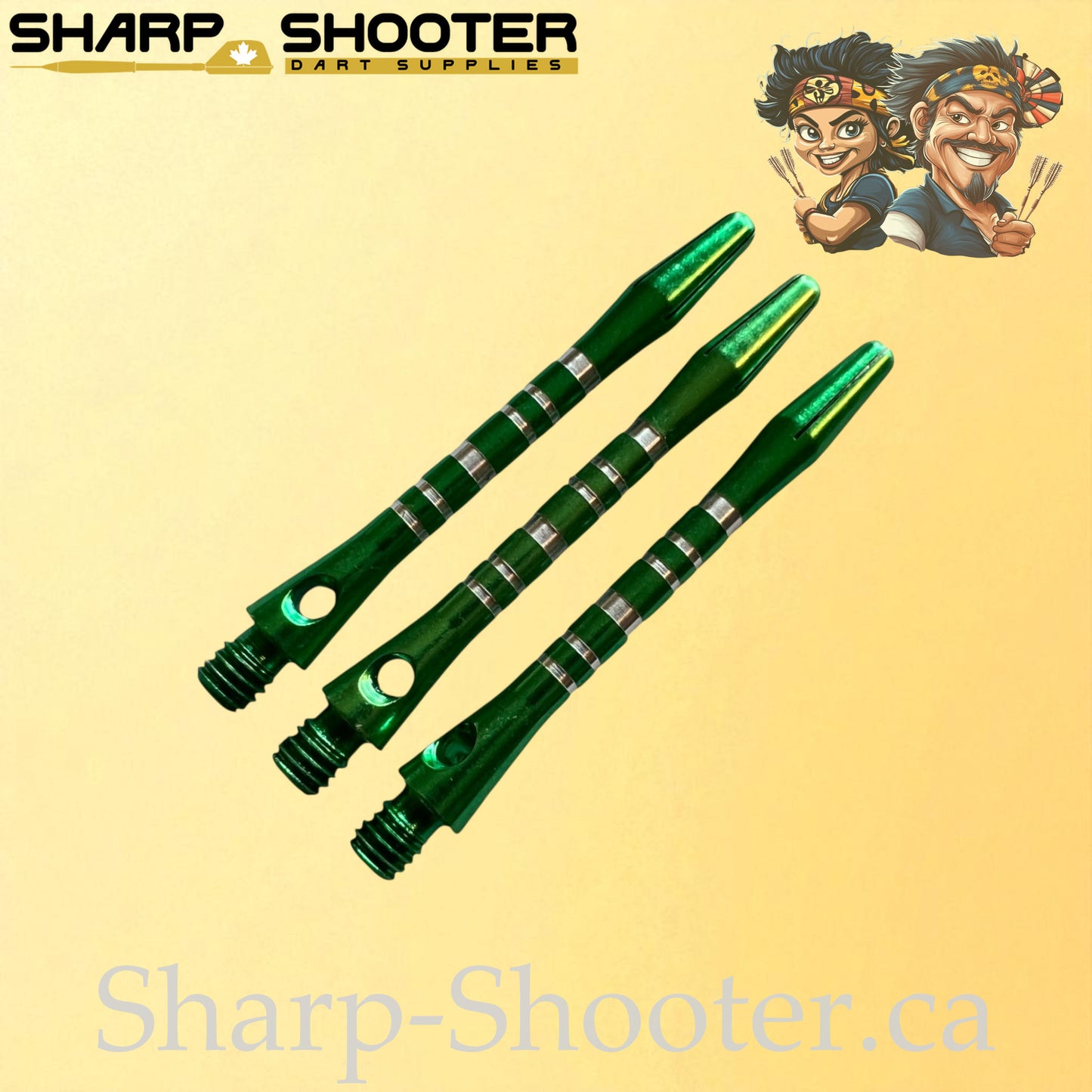 Forte – DS06 – Aluminum Dart Shaft – 45mm – Engraved – 3 Pack