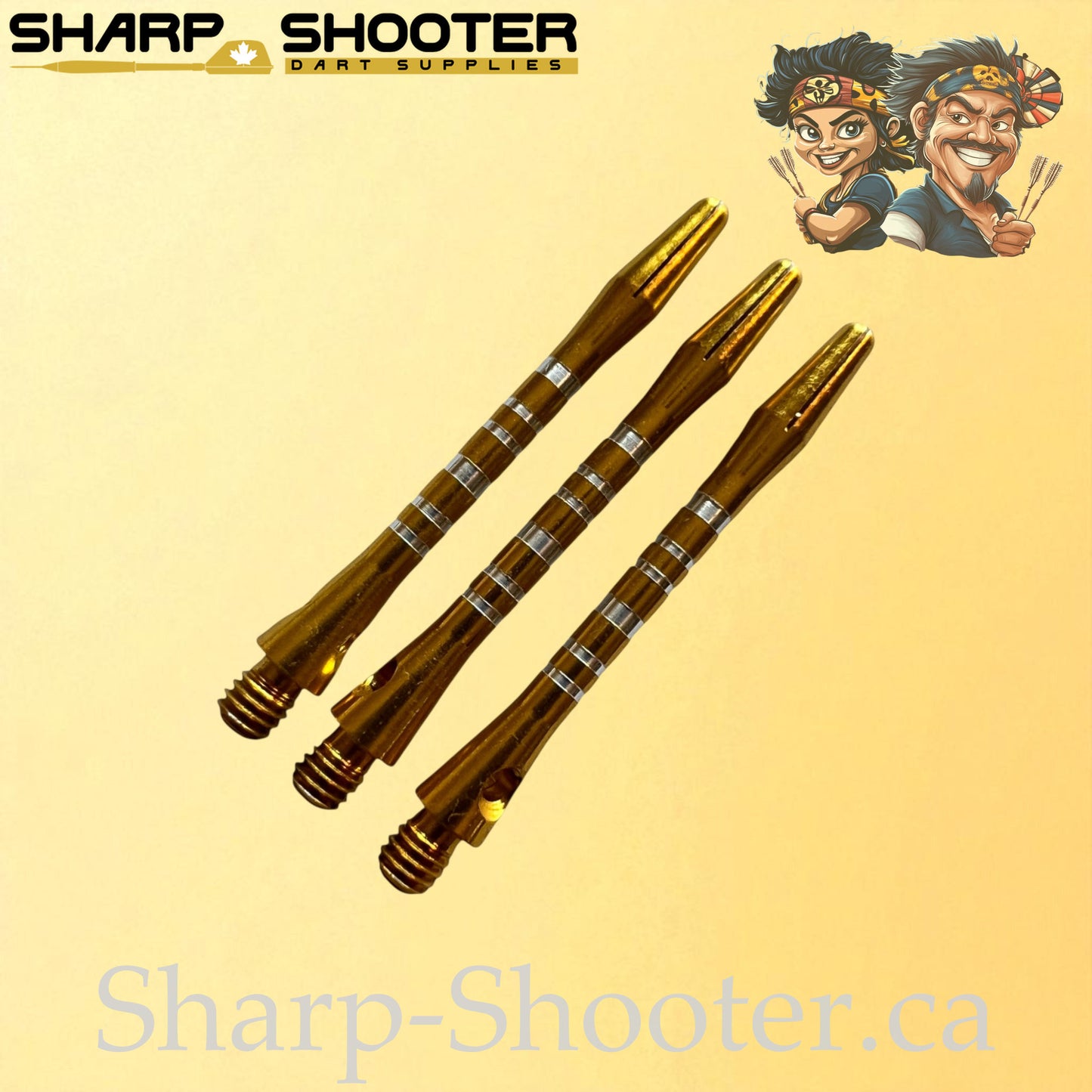 Forte – DS06 – Aluminum Dart Shaft – 45mm – Engraved – 3 Pack