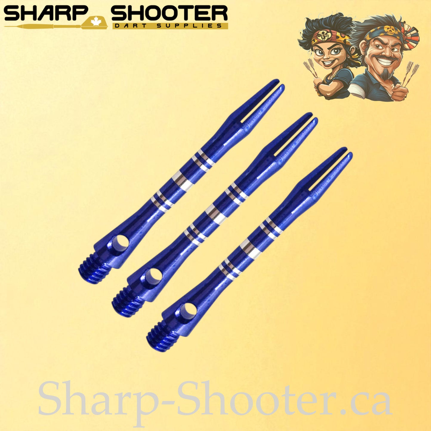 Sonata – DS07 – Aluminum Dart Shaft – 41mm – Engraved – 3 Pack