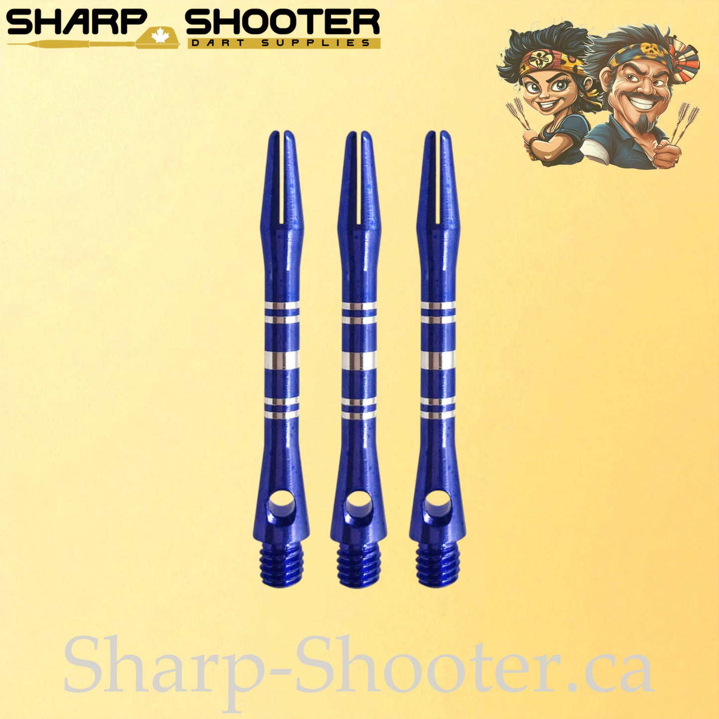 Sonata – DS07 – Aluminum Dart Shaft – 41mm – Engraved – 3 Pack