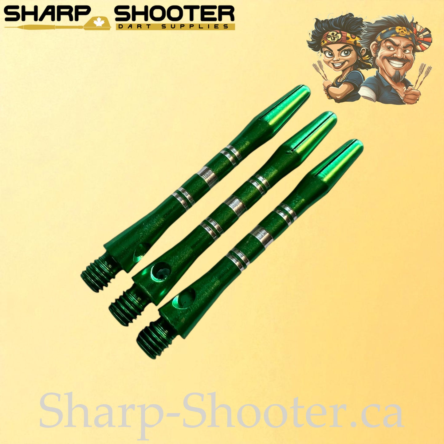 Sonata – DS07 – Aluminum Dart Shaft – 41mm – Engraved – 3 Pack