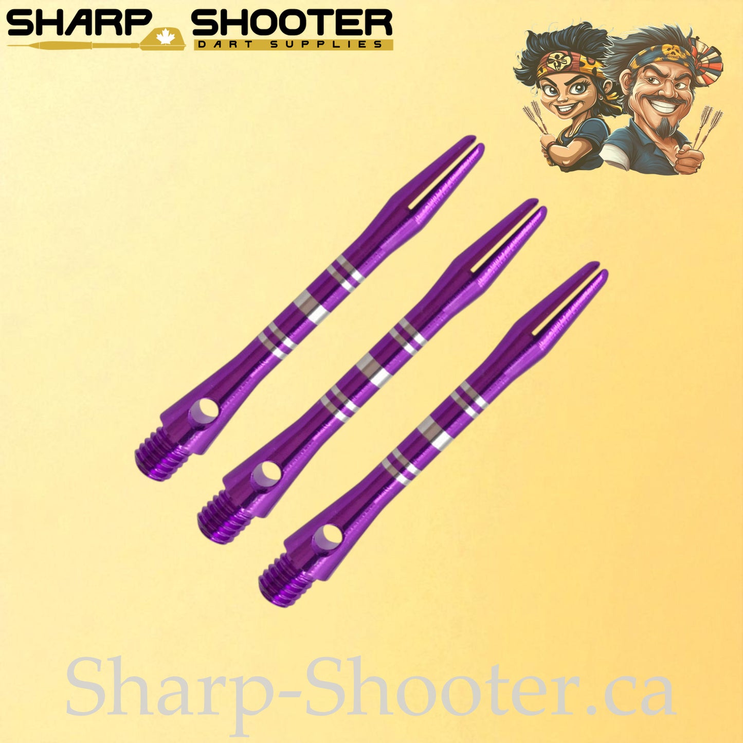 Sonata – DS07 – Aluminum Dart Shaft – 41mm – Engraved – 3 Pack
