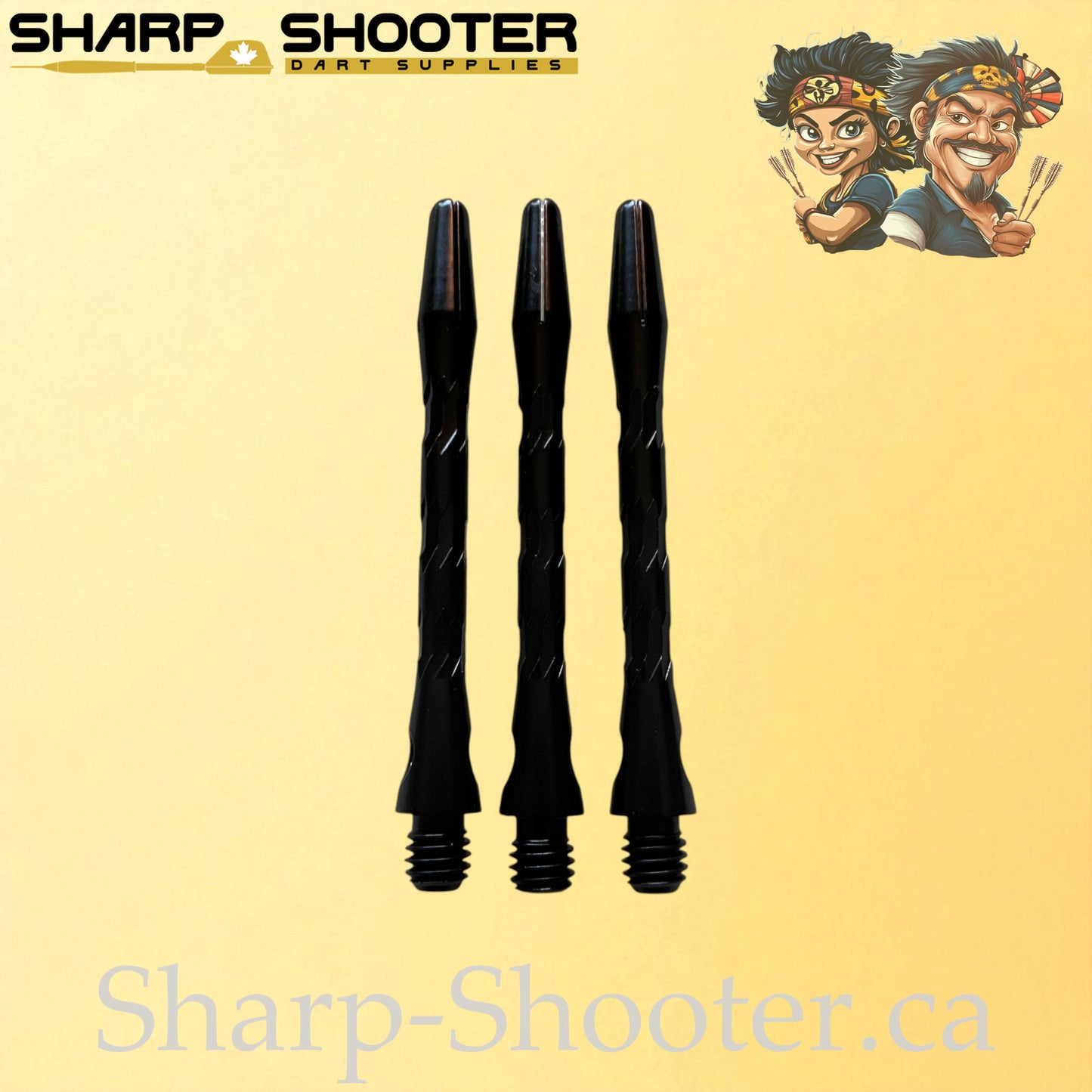 Knight – DS09 – Aluminum Dart Shaft 45mm Twisted Design – 3 Pack