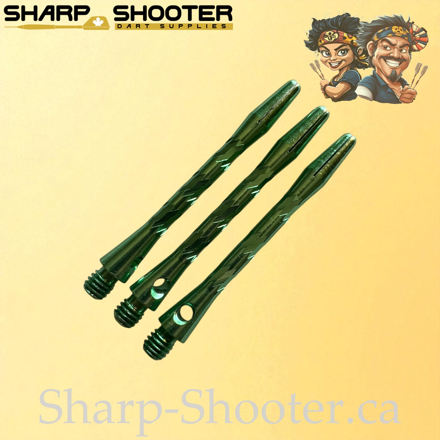 Knight – DS09 – Aluminum Dart Shaft 45mm Twisted Design – 3 Pack