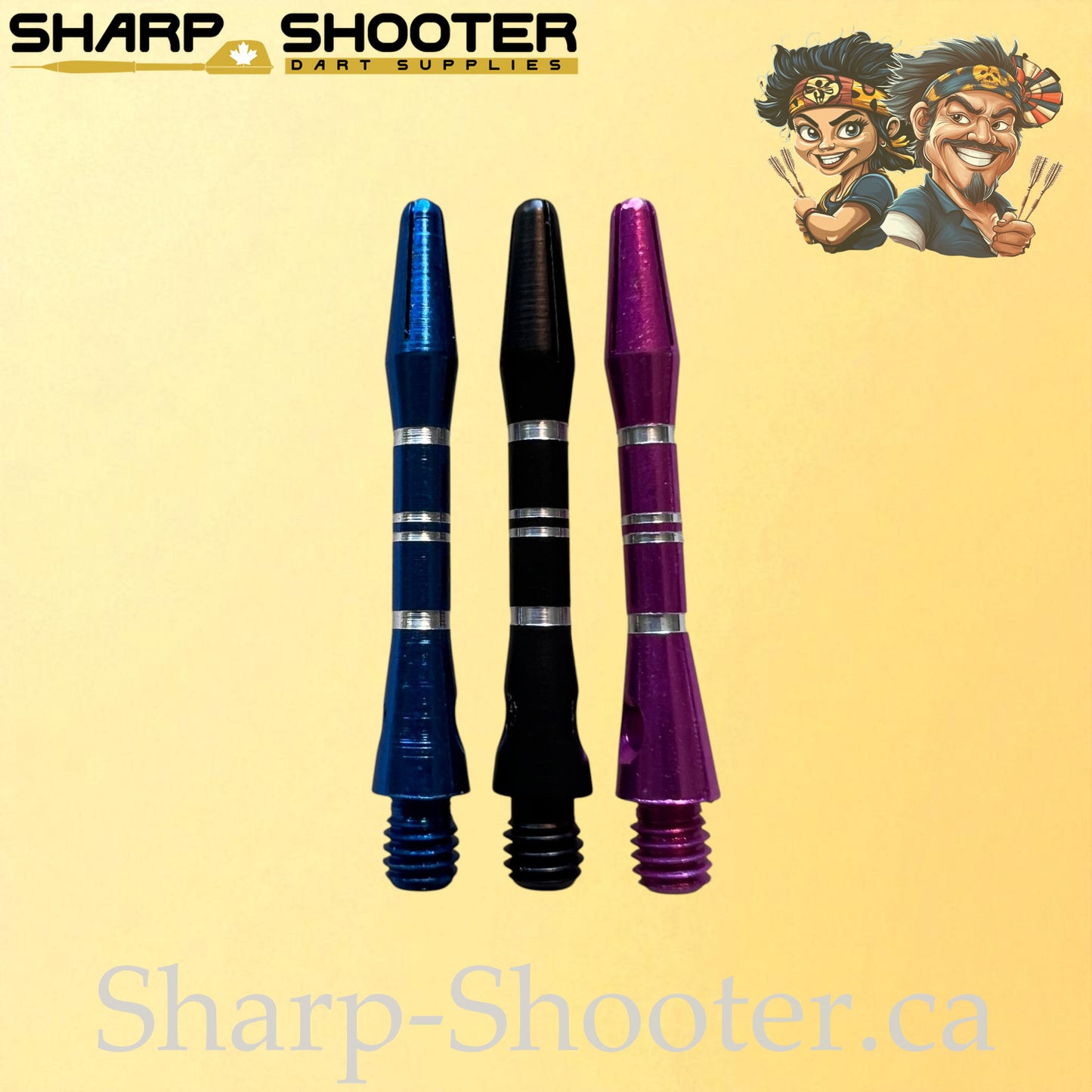 Aria – DS12 – Aluminum Dart Shaft – 35mm – Double Ring Design
