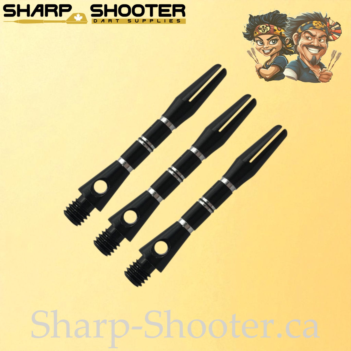 Aria – DS12 – Aluminum Dart Shaft – 35mm – Double Ring Design