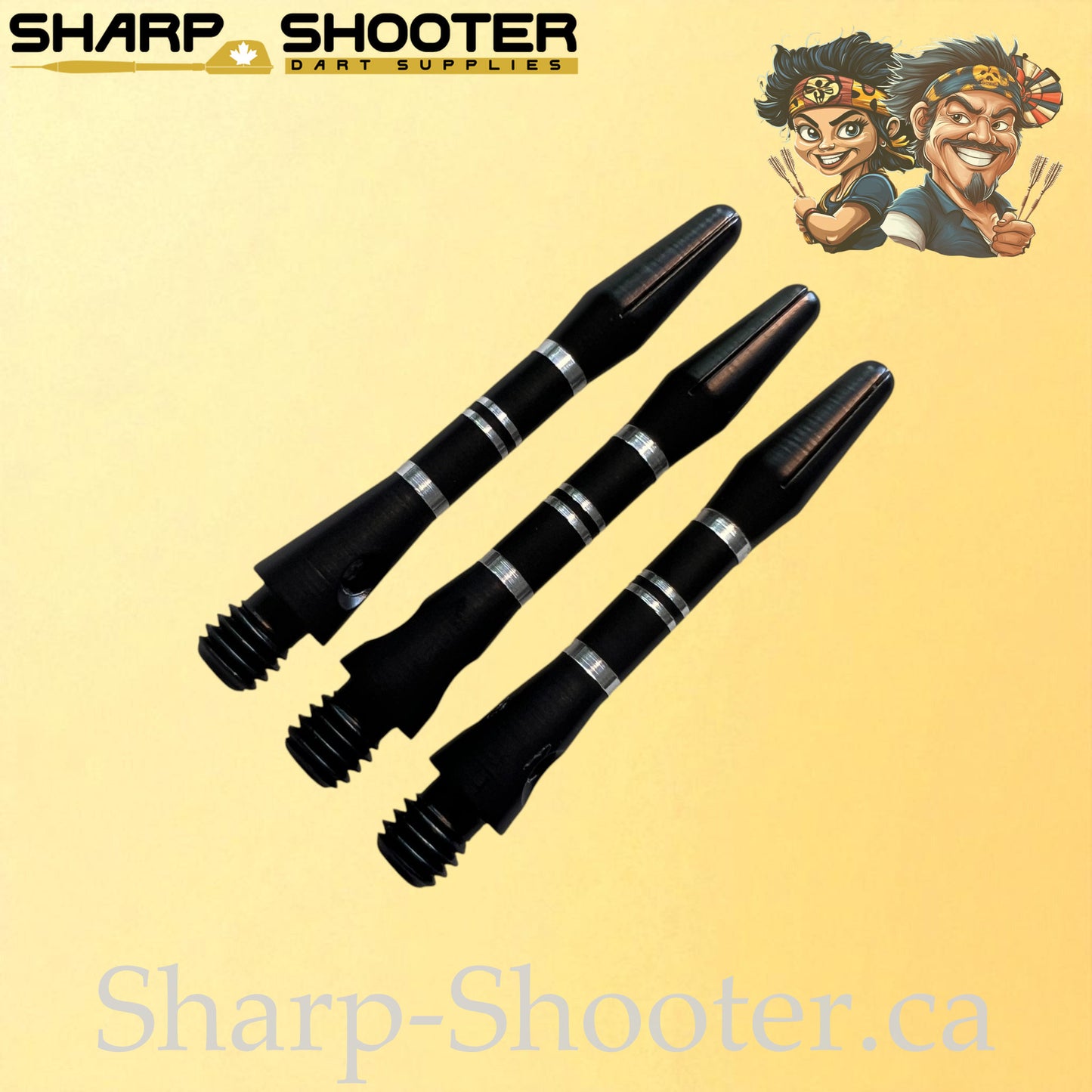 Aria – DS12 – Aluminum Dart Shaft – 35mm – Double Ring Design