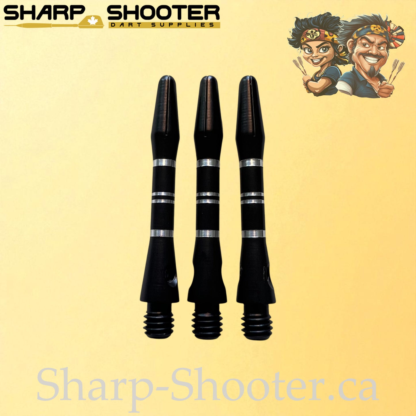 Aria – DS12 – Aluminum Dart Shaft – 35mm – Double Ring Design