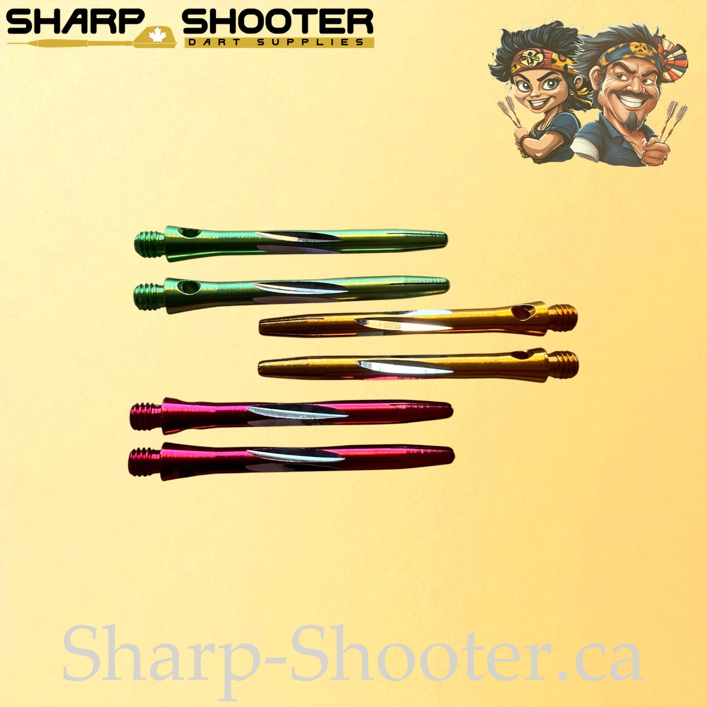 Prism – DS13 – Aluminum Dart Shaft – 45mm – Polished Cut Design – 3 Pack