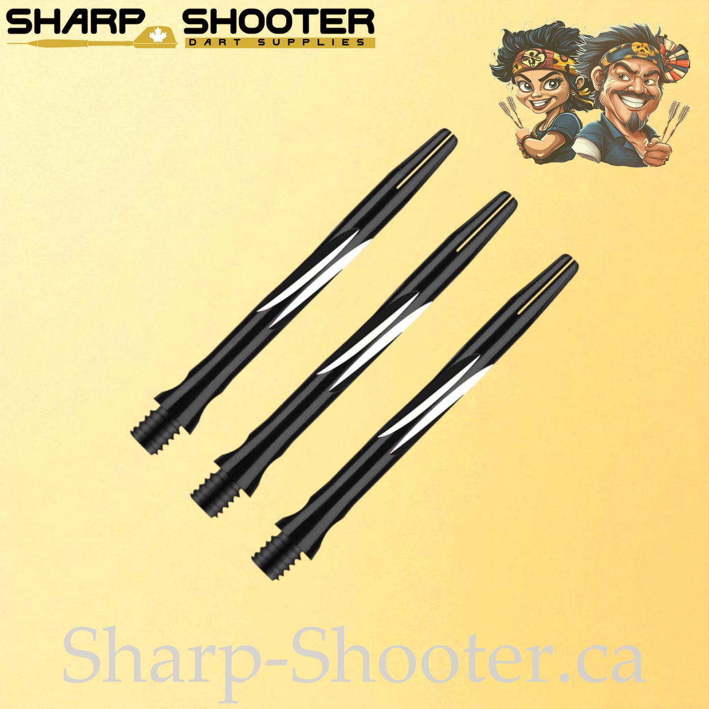 Prism – DS13 – Aluminum Dart Shaft – 45mm – Polished Cut Design – 3 Pack