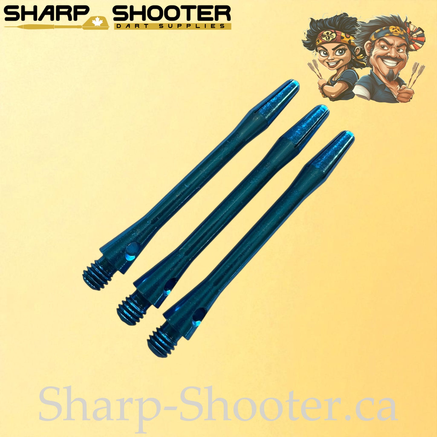 Core – DS14 – Aluminum Dart Shaft – 35mm, 45mm & 48mm – Classic Slim Design – 3 Pack