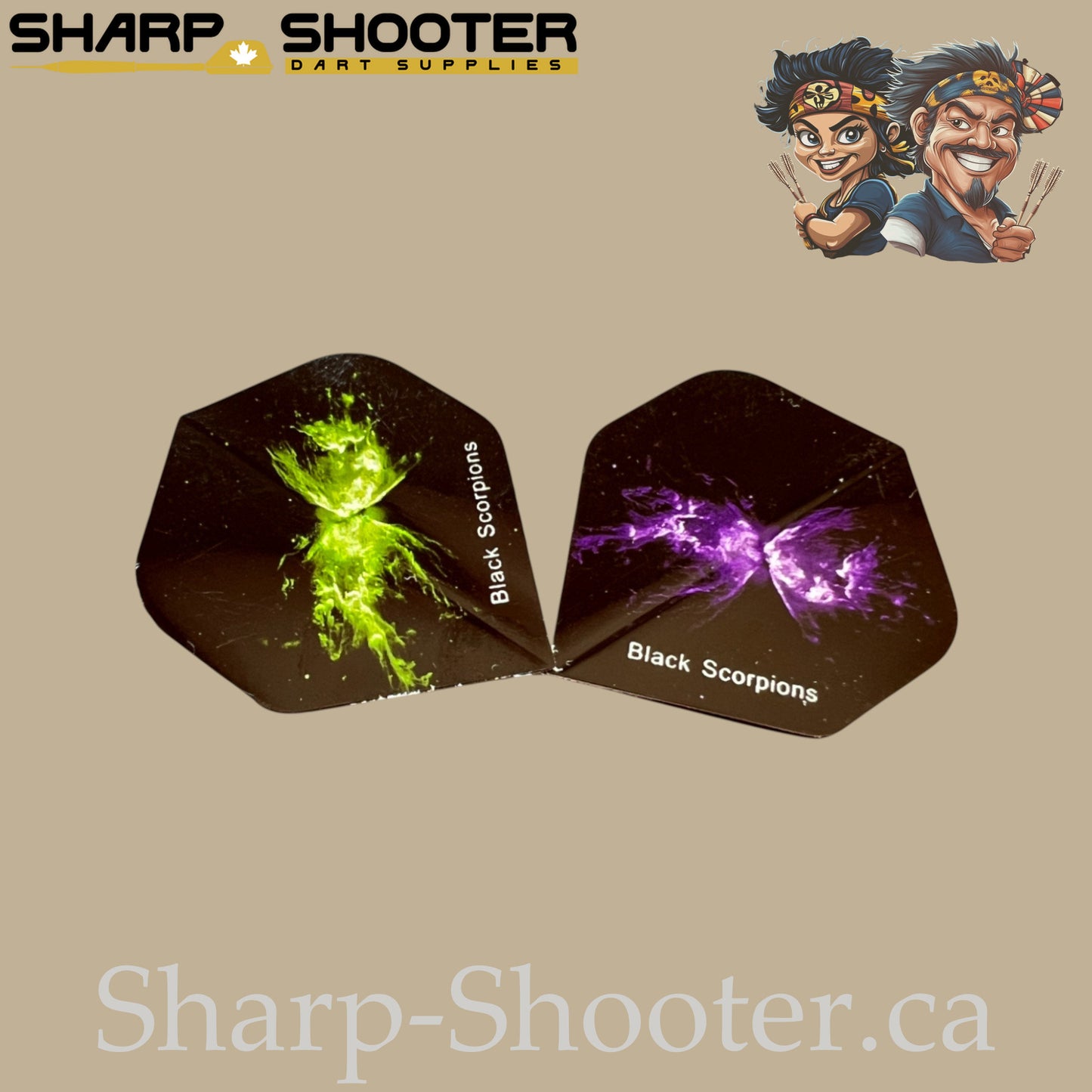 Alien Family – PVC Standard Dart Flights 3-Pack