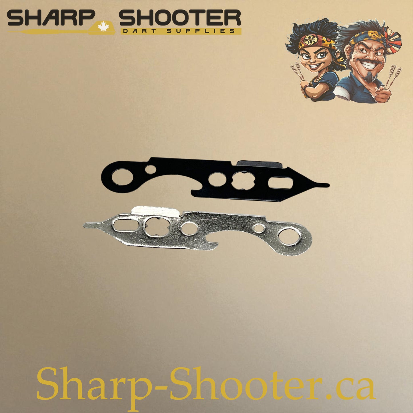 Black dart assembly tool for tightening and securing darts – Sharp Shooter Dart Supplies