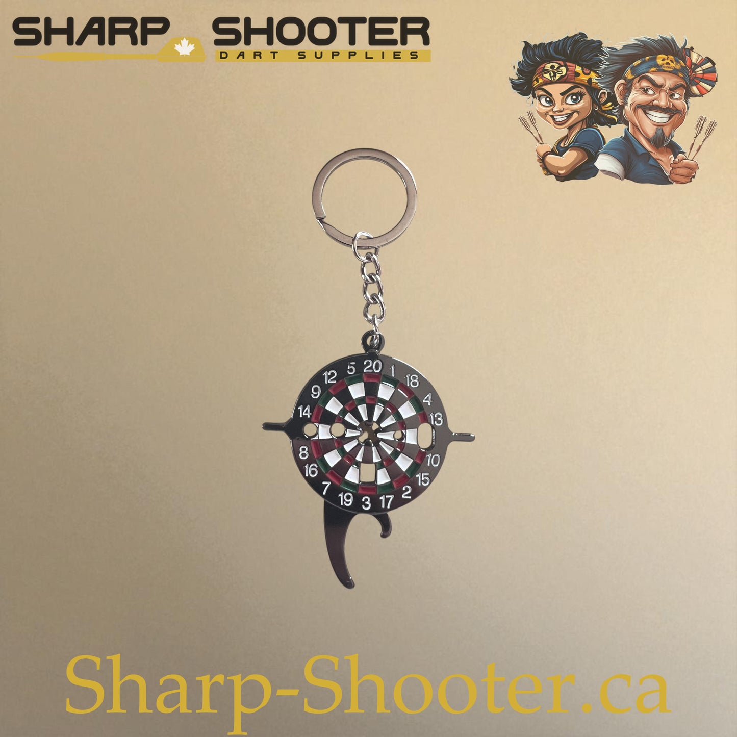 DP36 dart assembly tool and keychain shaped like a dartboard – Sharp Shooter Dart Supplies”