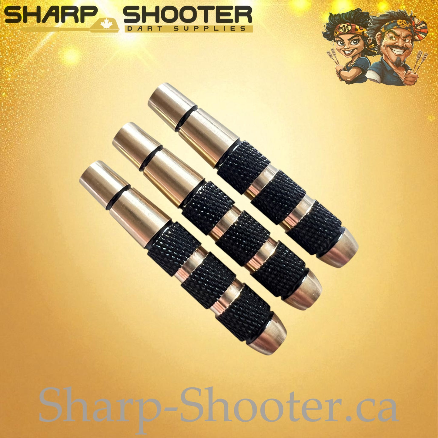 Dominion – Copper Dart Barrel Black/Gold – 3 Pack