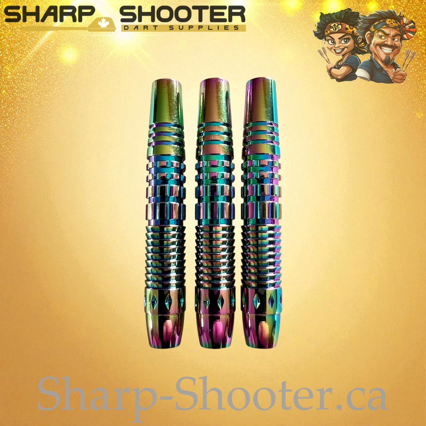 Eclipse – Copper Dart Barrel Oilslick – 3 Pack