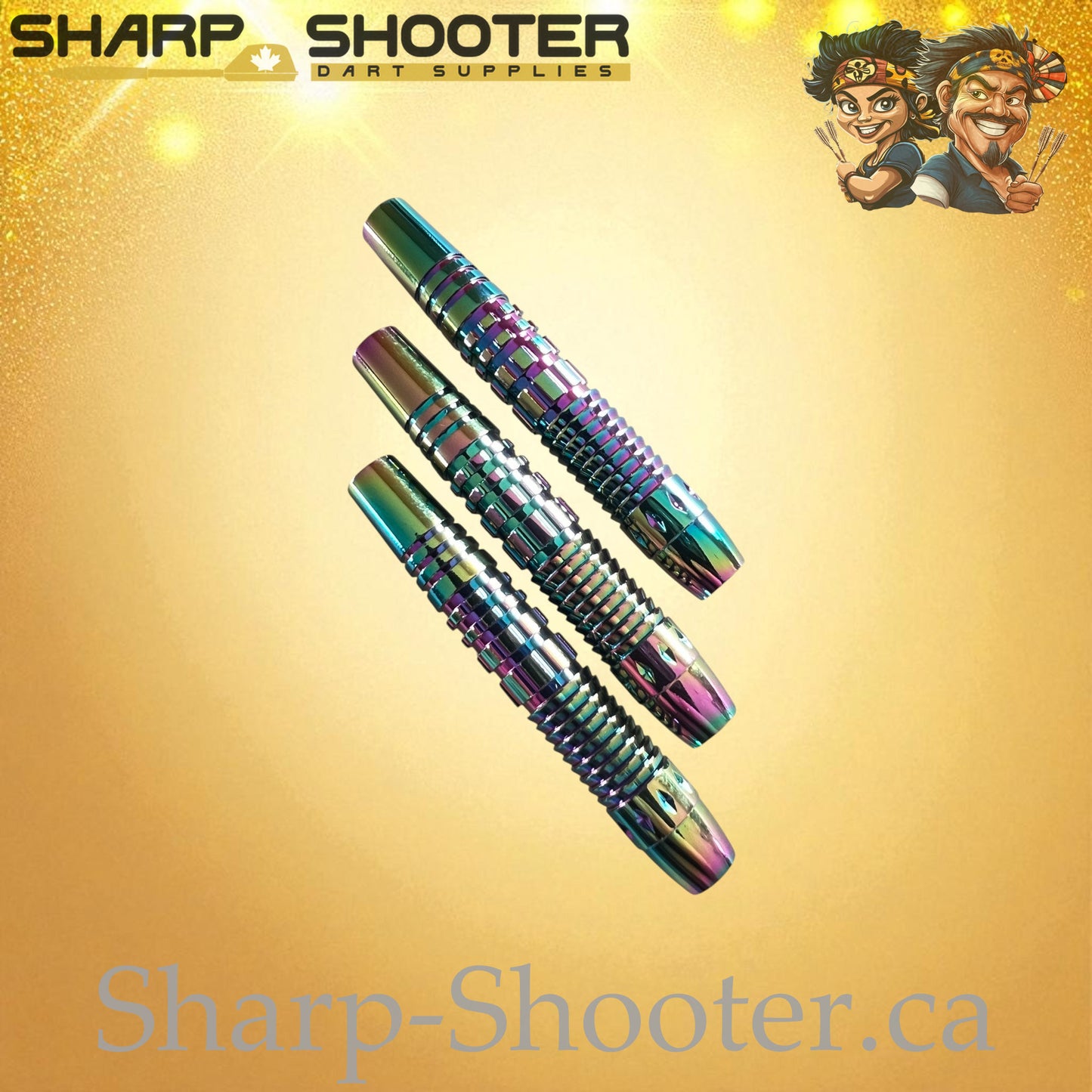 Eclipse – Copper Dart Barrel Oilslick – 3 Pack