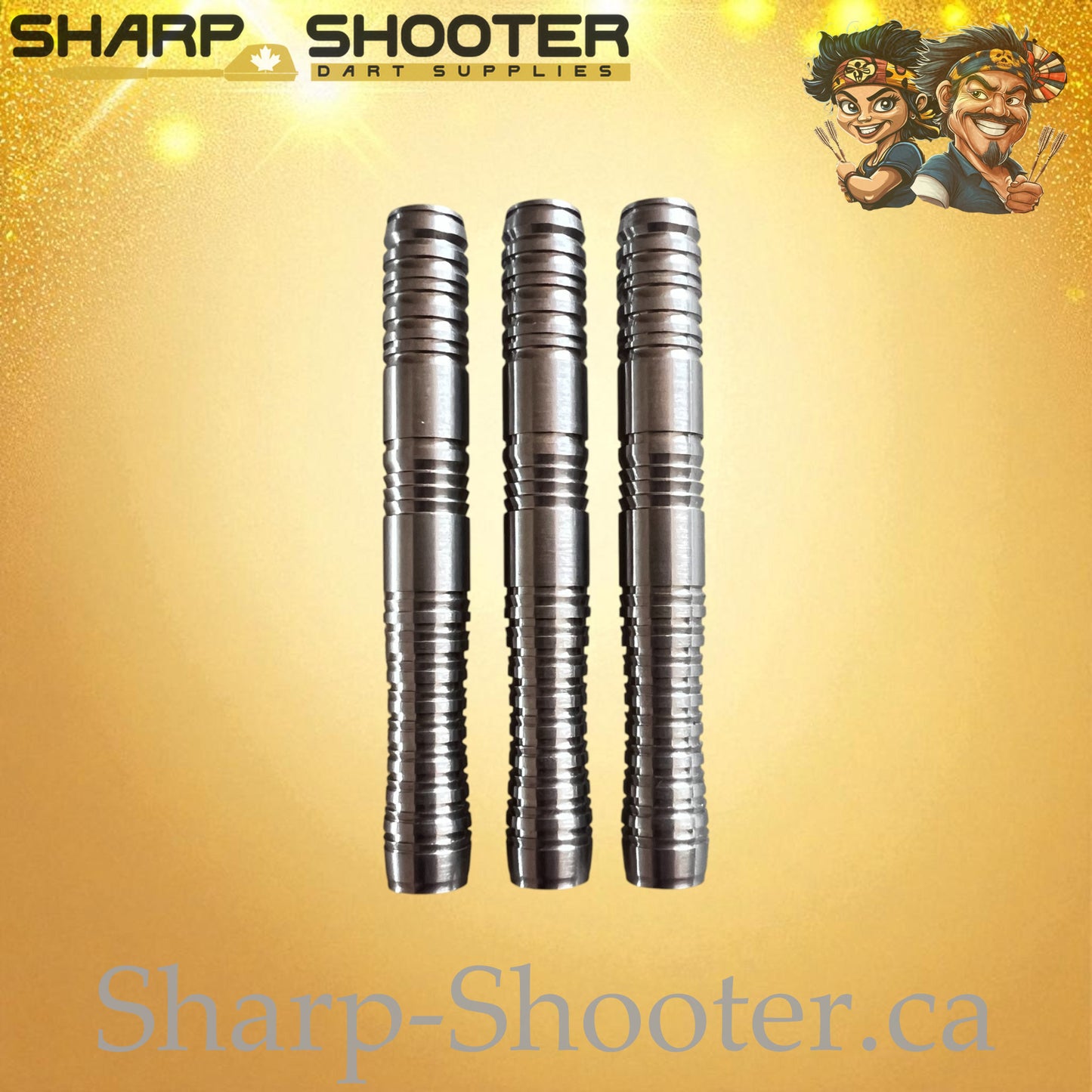 Falcon – Tungsten Dart Barrel Silver – 3 Pack